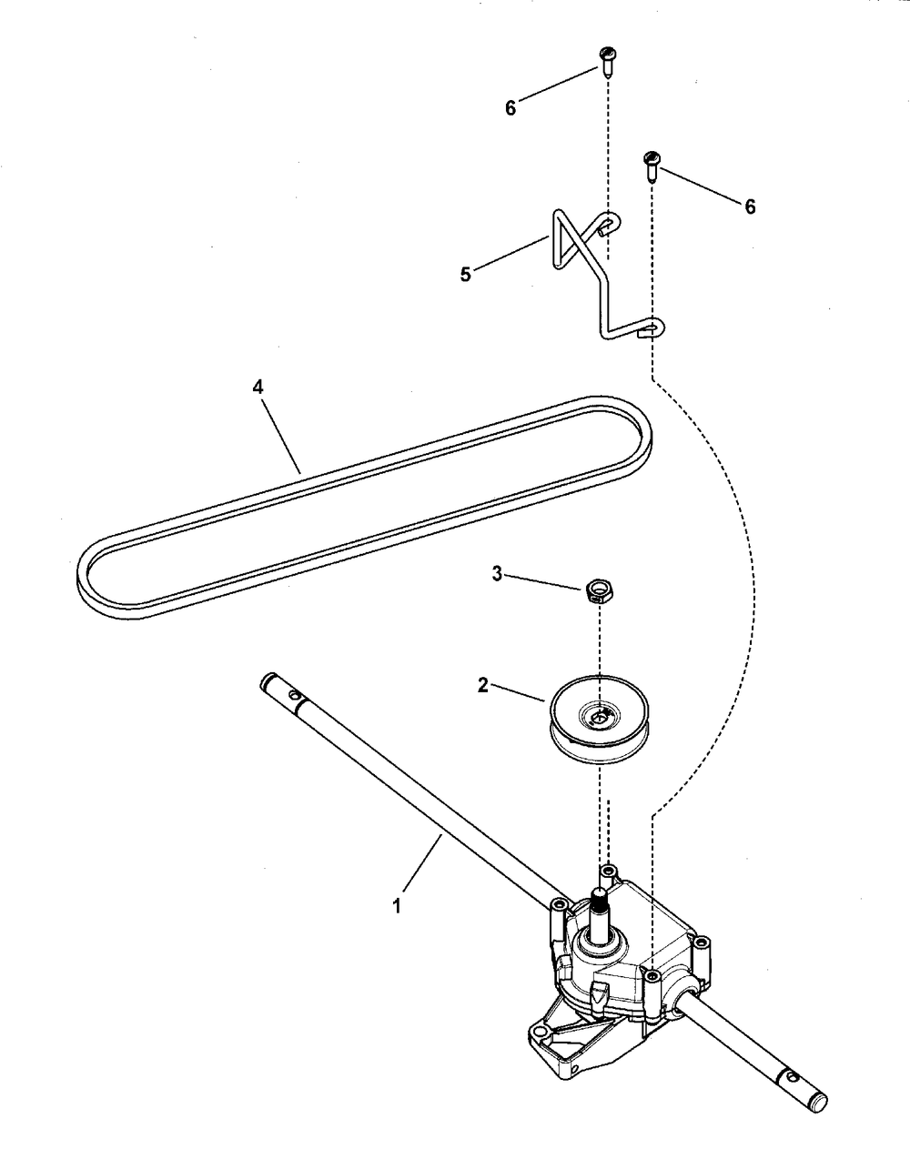 Group, Transmission, Rwd, Deere, Mex Diagram and Parts List for 7800664-LP7800664-JS36M 2010 Briggs and Stratton Lawn Mower